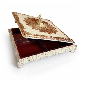 Premium German Silver Royal Dry Fruit Box – Elegant & Timeless Craftsmanship