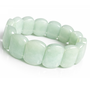 Natural Green Aventurine Emerald Cut Bracelet – Energized for Luck, Growth & Emotional Balance.